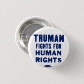 Truman für Menschenrechte - Button (Vorne & Hinten)