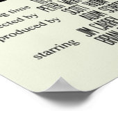 Truman Show Alternative Art Movie Large 4 Poster (Ecke)