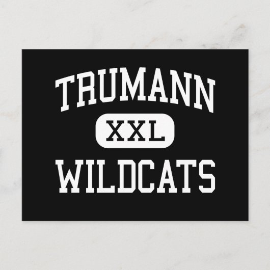 Trumann - Wildcats - Hoch - Trumann Arkansas Postkarte (Vorderseite)