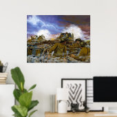 Truman's Battery von Dominic D'Andrea Poster (Heimbüro)