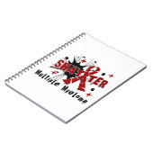 Trümmer-multiples Myeloma Notizblock (Linke Seite)