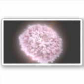 Trümmerwolke aus zwei Neutronenstern Aufkleber (Vorderseite)