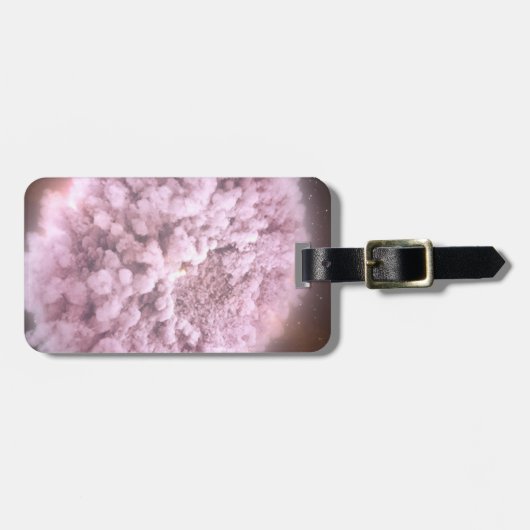 Trümmerwolke aus zwei Neutronenstern Gepäckanhänger (Vorderseite horizontal)