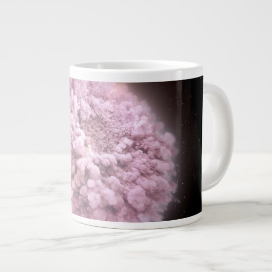 Trümmerwolke aus zwei Neutronenstern Jumbo-Tasse (Vorderseite Rechts)