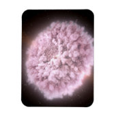 Trümmerwolke aus zwei Neutronenstern Magnet (Vertikal)