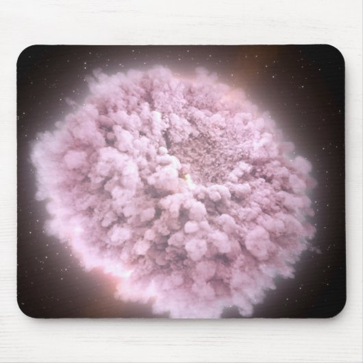 Trümmerwolke aus zwei Neutronenstern Mousepad (Vorne)