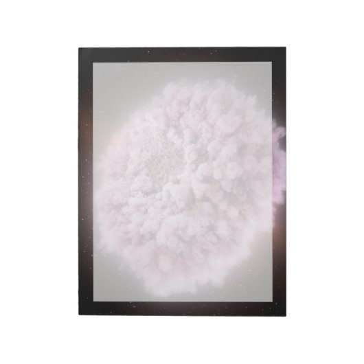 Trümmerwolke aus zwei Neutronenstern Notizblock (Rotiert)