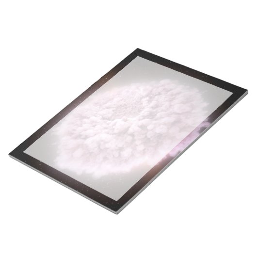 Trümmerwolke aus zwei Neutronenstern Notizblock (angewinkelt)