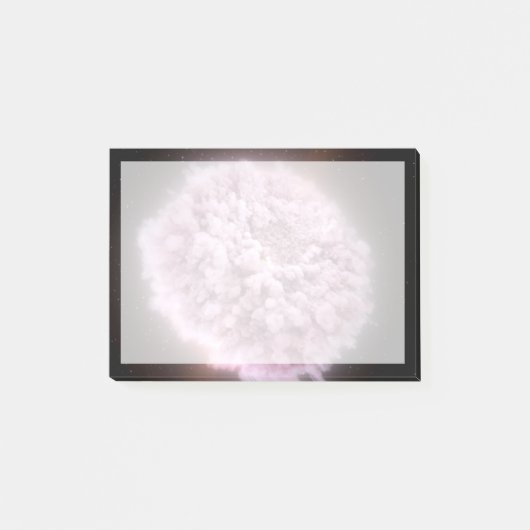 Trümmerwolke aus zwei Neutronenstern Post-it Klebezettel (Vorderseite)