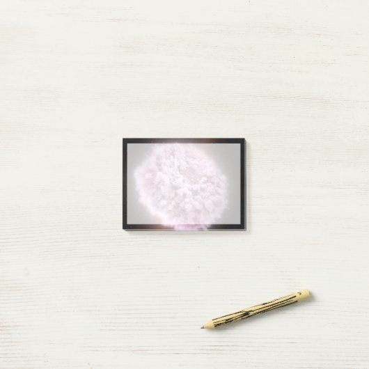 Trümmerwolke aus zwei Neutronenstern Post-it Klebezettel (Auf Schreibtisch)