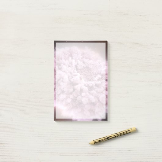 Trümmerwolke aus zwei Neutronenstern Post-it Klebezettel (Auf Schreibtisch)