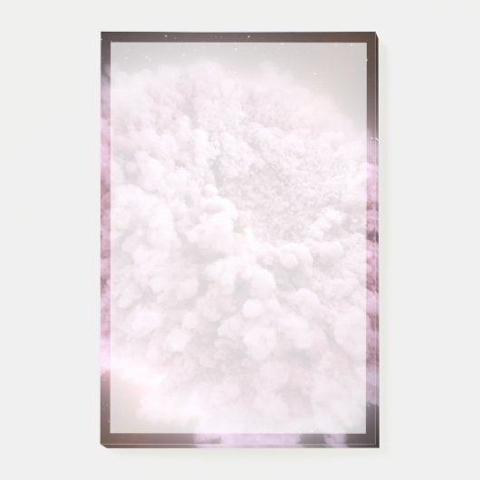 Trümmerwolke aus zwei Neutronenstern Post-it Klebezettel (Vorderseite)