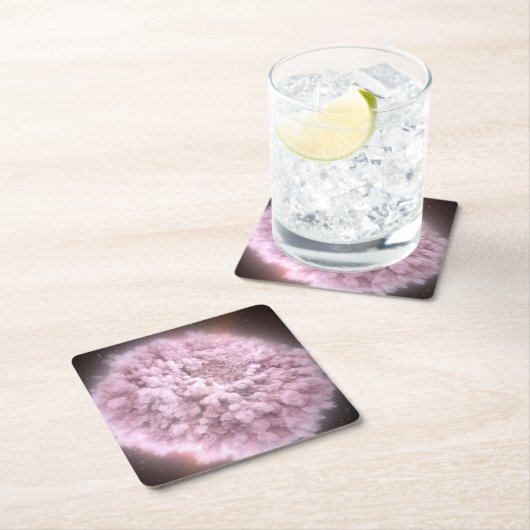 Trümmerwolke aus zwei Neutronenstern Rechteckiger Pappuntersetzer (Vor Ort)