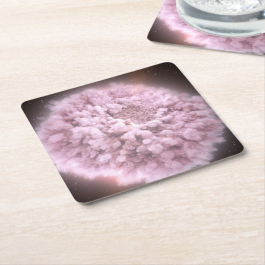 Trümmerwolke aus zwei Neutronenstern Rechteckiger Pappuntersetzer (angewinkelt)