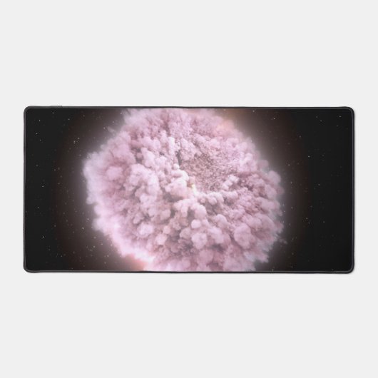 Trümmerwolke aus zwei Neutronenstern Schreibtischunterlage (Vorderseite)