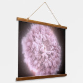 Trümmerwolke aus zwei Neutronenstern Wandteppich Mit Holzrahmen (Gewinkelt)