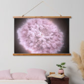 Trümmerwolke aus zwei Neutronenstern Wandteppich Mit Holzrahmen (Schlafzimmer)