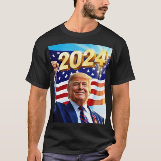 Trump2024 T-Shirt (Vorderseite)