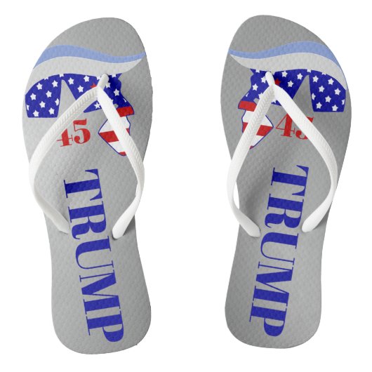 Trump45 Flip Flops Badesandalen (Fußbett)