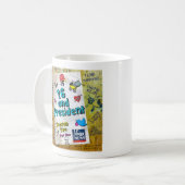 TRUMP "16 UND PRÄSIDENT" KAFFEETASSE (Vorderseite Links)
