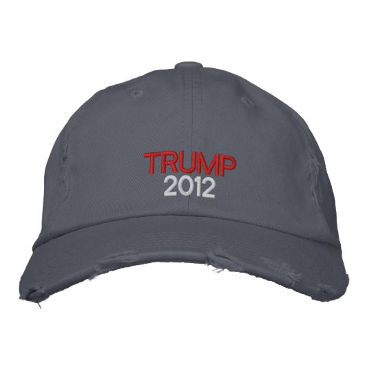 Trump 2012 bestickter Hat Bestickte Kappe (Vorderseite)