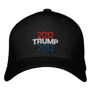 Trump 2012 bestickter Hut - SCHWARZ