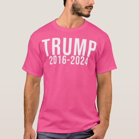 Trump 2016-2024 T-Shirt (Vorderseite)