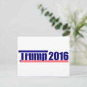 Trump 2016 postkarte (Stehend Vorderseite)