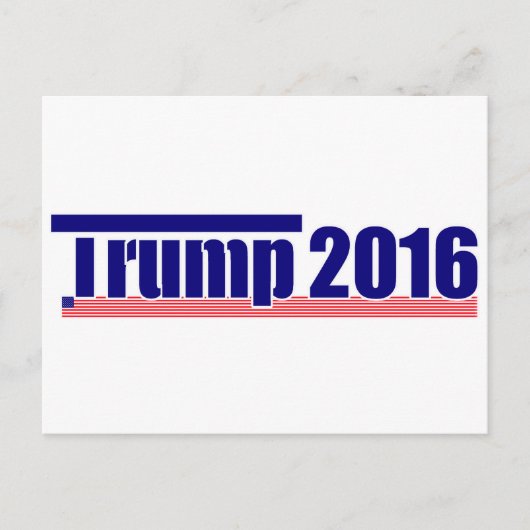 Trump 2016 postkarte (Vorderseite)