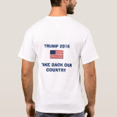 TRUMP 2016 T-Shirt (Rückseite)