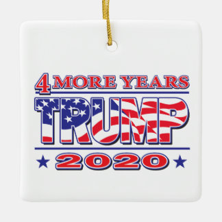 Trump 2020 4 Weitere Jahre Keramikornament