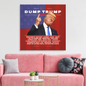 Trump 2020-Abbildung Leinwanddruck (Insitu (Wohnzimmer))