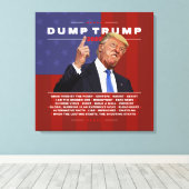 Trump 2020-Abbildung Leinwanddruck (Insitu (Holzboden))