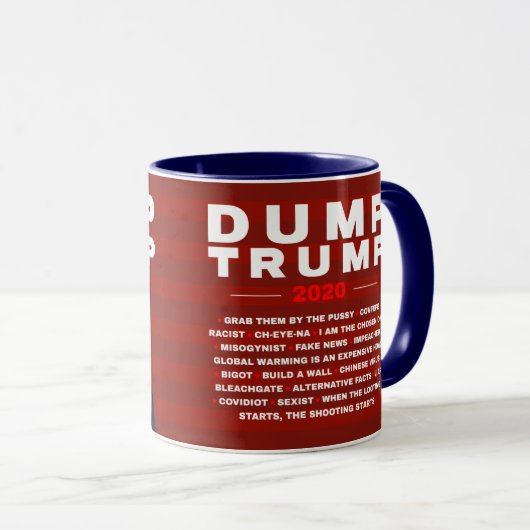 Trump 2020-Abbildung Tasse (VorderseiteRechts)