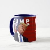 Trump 2020-Abbildung Tasse (Vorderseite Links)