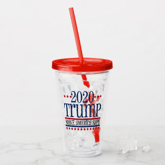 Trump 2020 acryltrinkbecher