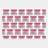 Trump 2020 - Amerika zurück bringen Geschenkpapier Set (Vorderseite 3)