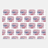 Trump 2020 - Amerika zurück bringen Geschenkpapier Set (Vorderseite 2)