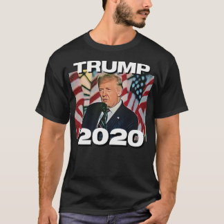 Trump 2020 - Amerikanische Flagge T-Shirt