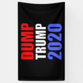 Trump 2020 Anti-Trump Banner (Vertikal)