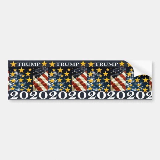TRUMP 2020 AUTOAUFKLEBER (Vorne)