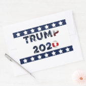 Trump 2020 Autoaufkleber Rechteckiger Aufkleber (Umschlag)