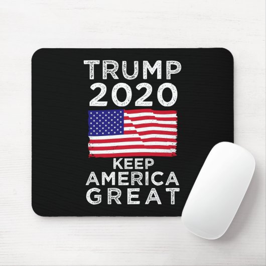 Trump 2020: Behalt Amerika Großes Mousepad (Mit Mouse)