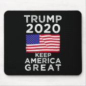Trump 2020: Behalt Amerika Großes Mousepad (Vorne)