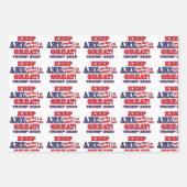 Trump 2020 Behalte Amerika Großes Geschenkpapier Set (Vorderseite 3)