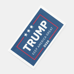 Trump 2020 Behalte Amerika Großes Serviette