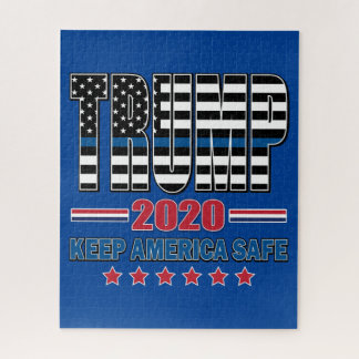 Trump 2020 Behalte Amerika sicher Puzzle