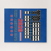 Trump 2020 Behalte Amerika sicher Puzzle (Horizontal)