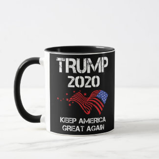 Trump 2020 Behalte Amerika wieder groß Tasse