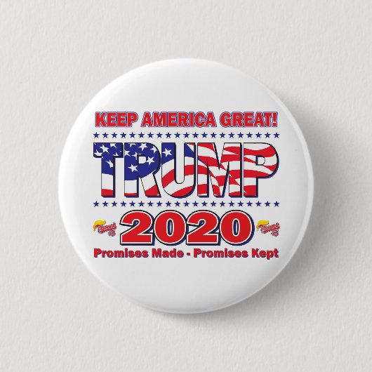 TRUMP-2020-Behalten-Amerika-GroßTrump-45 Button (Vorderseite)